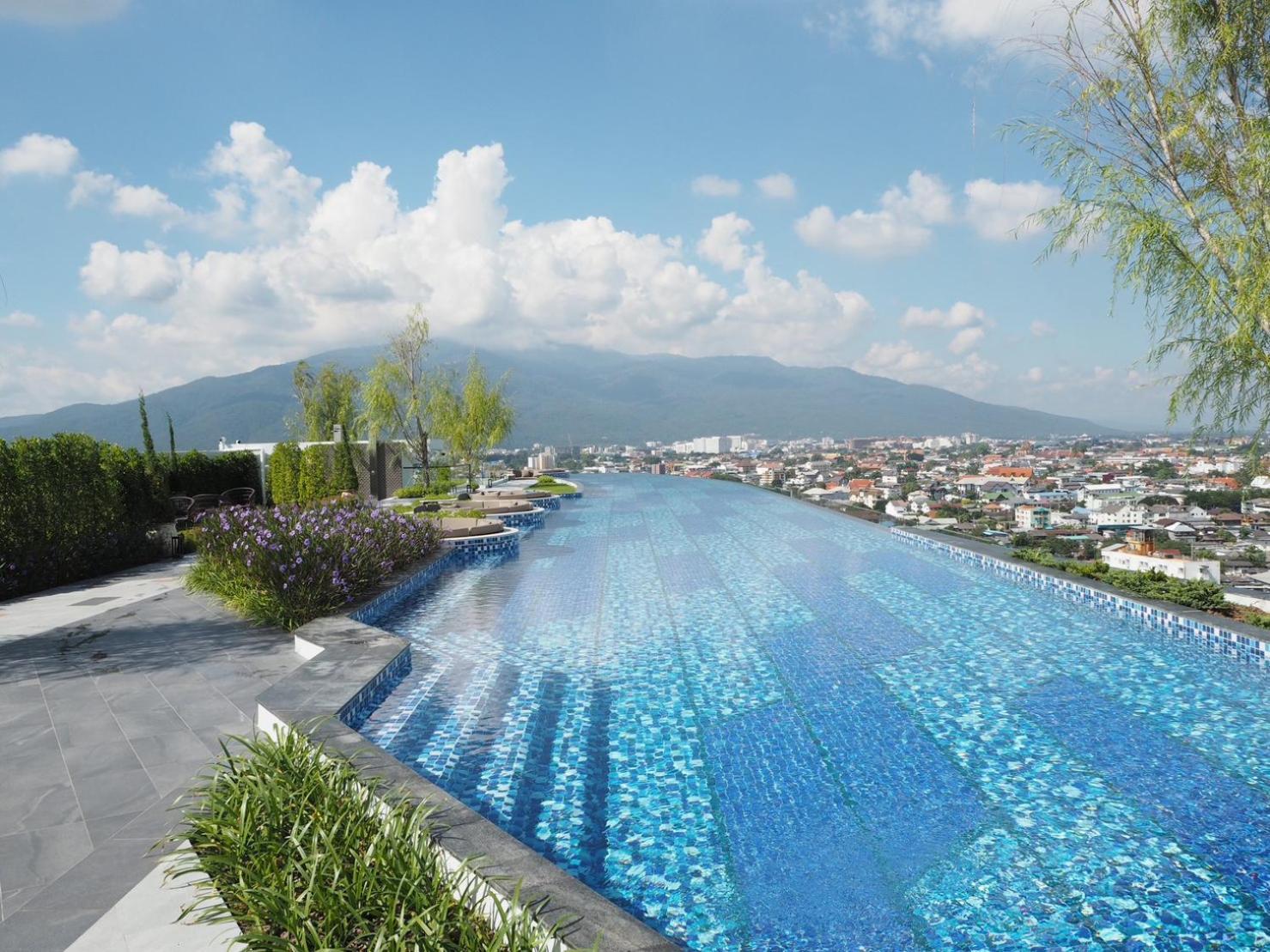 Luxury Condo Astra Sky River Condo Čiang Mai Exteriér fotografie